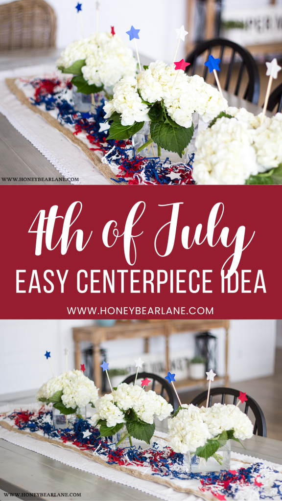 Easy Fourth of July Centerpiece Idea
