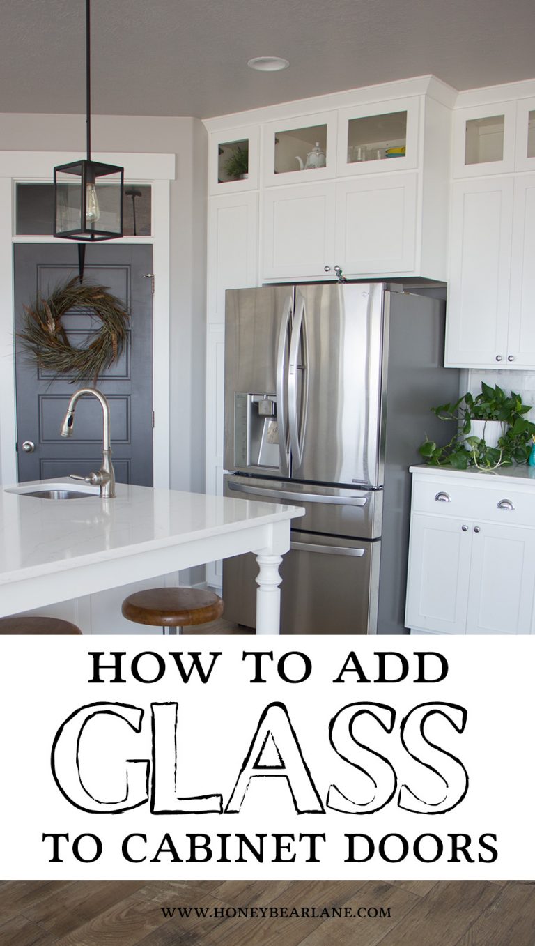 How to Add Glass to Doors Honeybear Lane