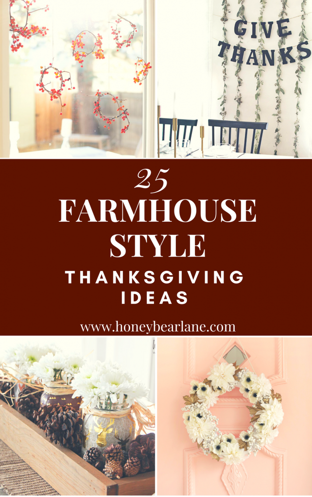 These farmhouse style Thanksgiving ideas are sure to make any Thanksgiving feel cozy and welcoming!