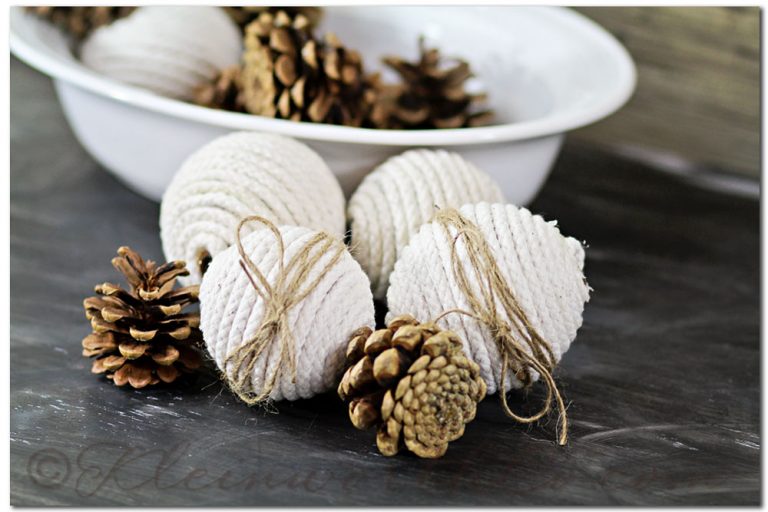 25 Farmhouse Style DIY Ornaments