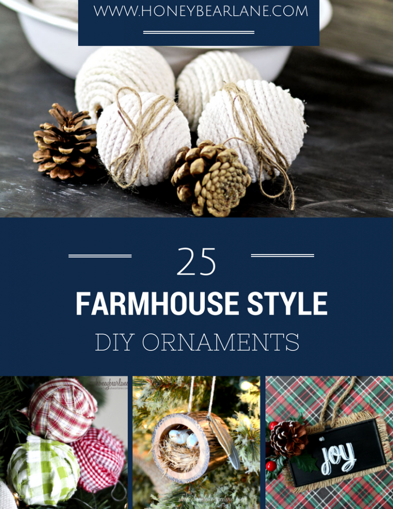 DIY Ornaments are Comin' to Town - American Farmhouse Style