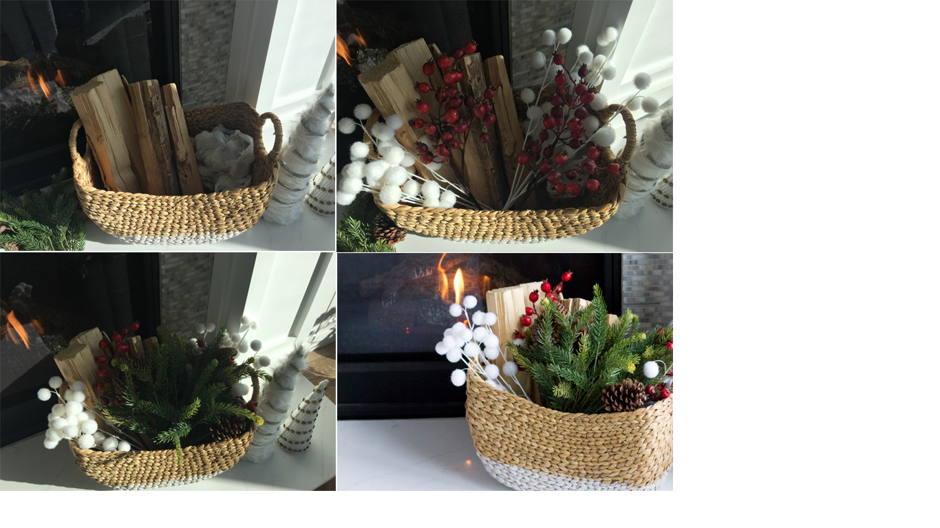 how to make a christmas basket Honeybear Lane