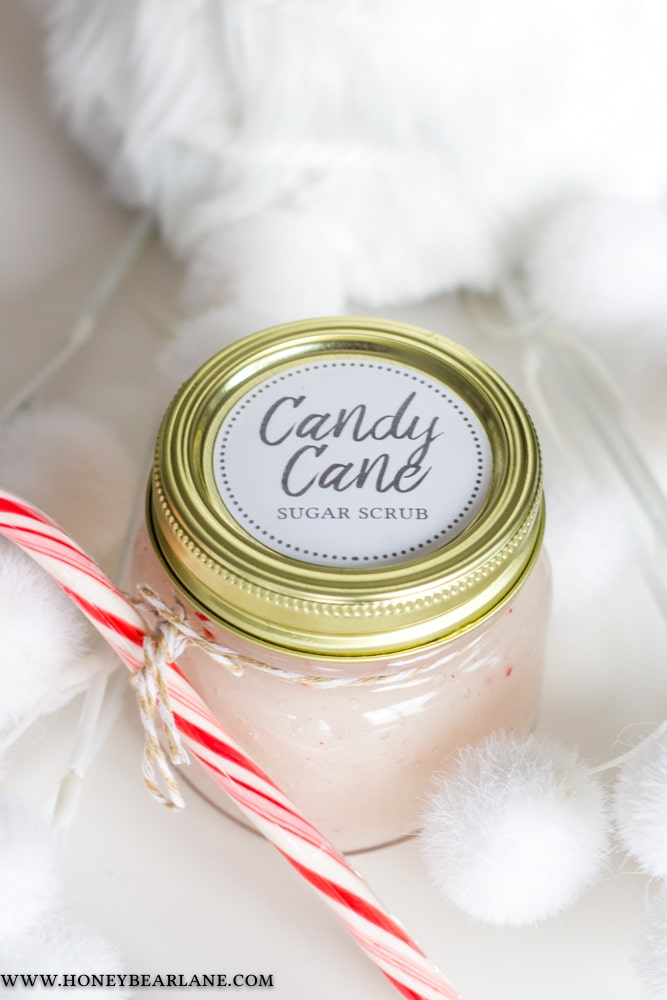 Candy Cane Sugar Scrub