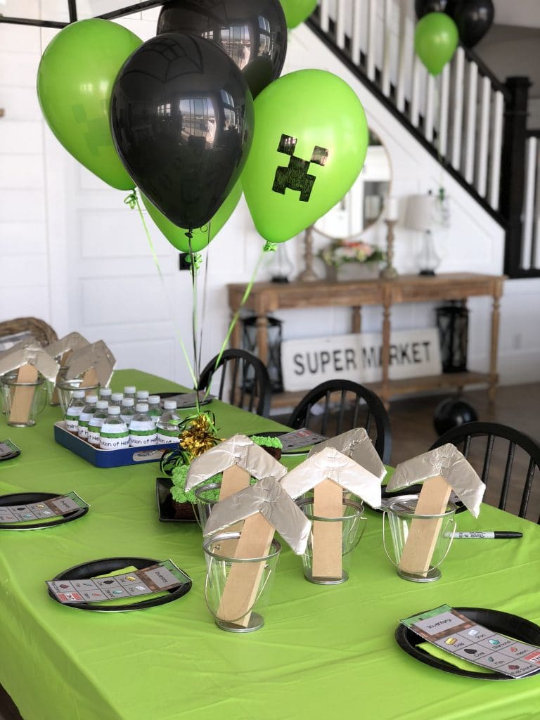 Minecraft Birthday Party with Free Printables