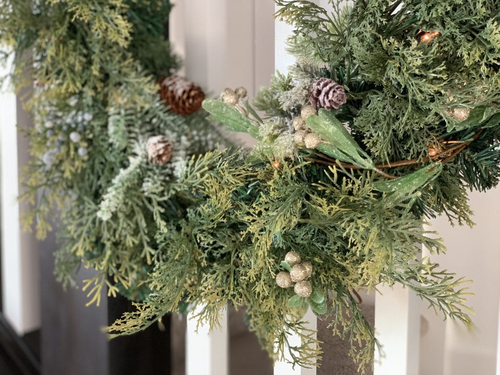 How to Make Fake Christmas Garland Look Real Honeybear Lane