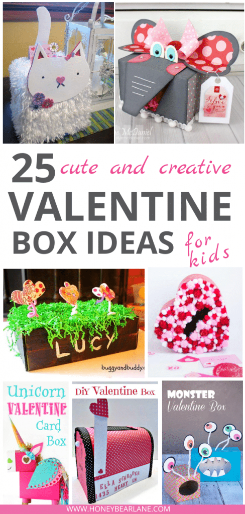 Cute and colorful DIY kids' valentine box ideas