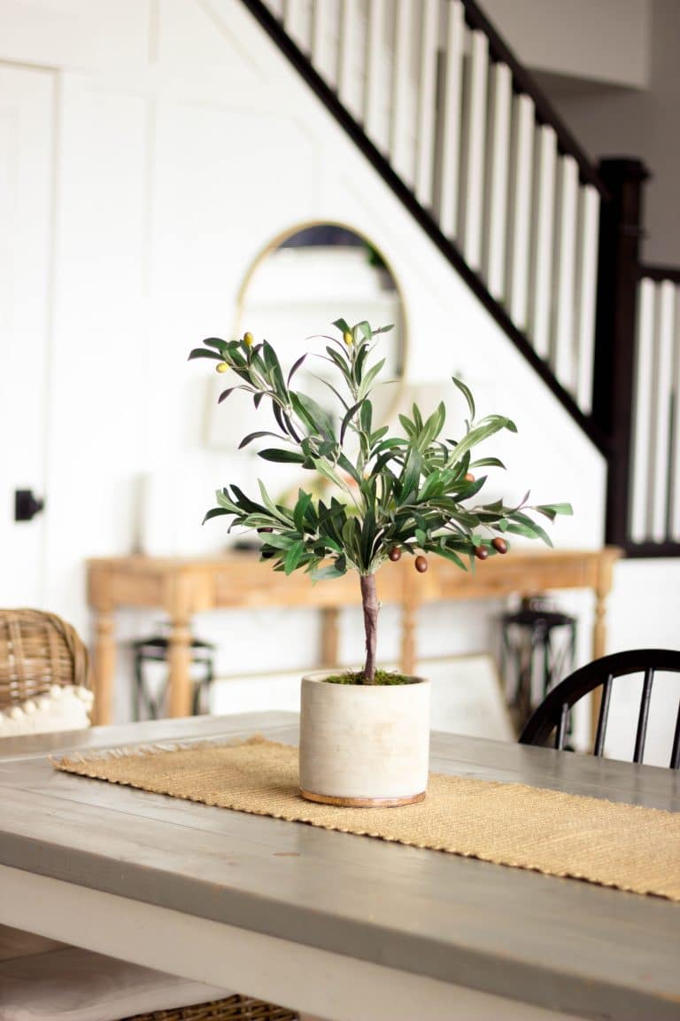 DIY Faux Olive Tree