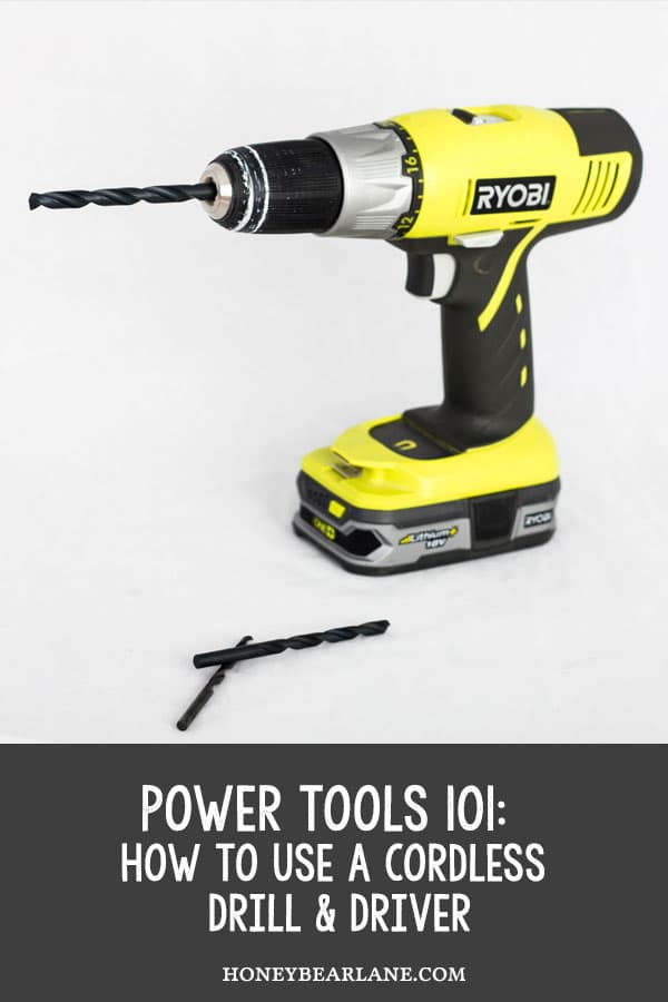 how to use a cordless drill