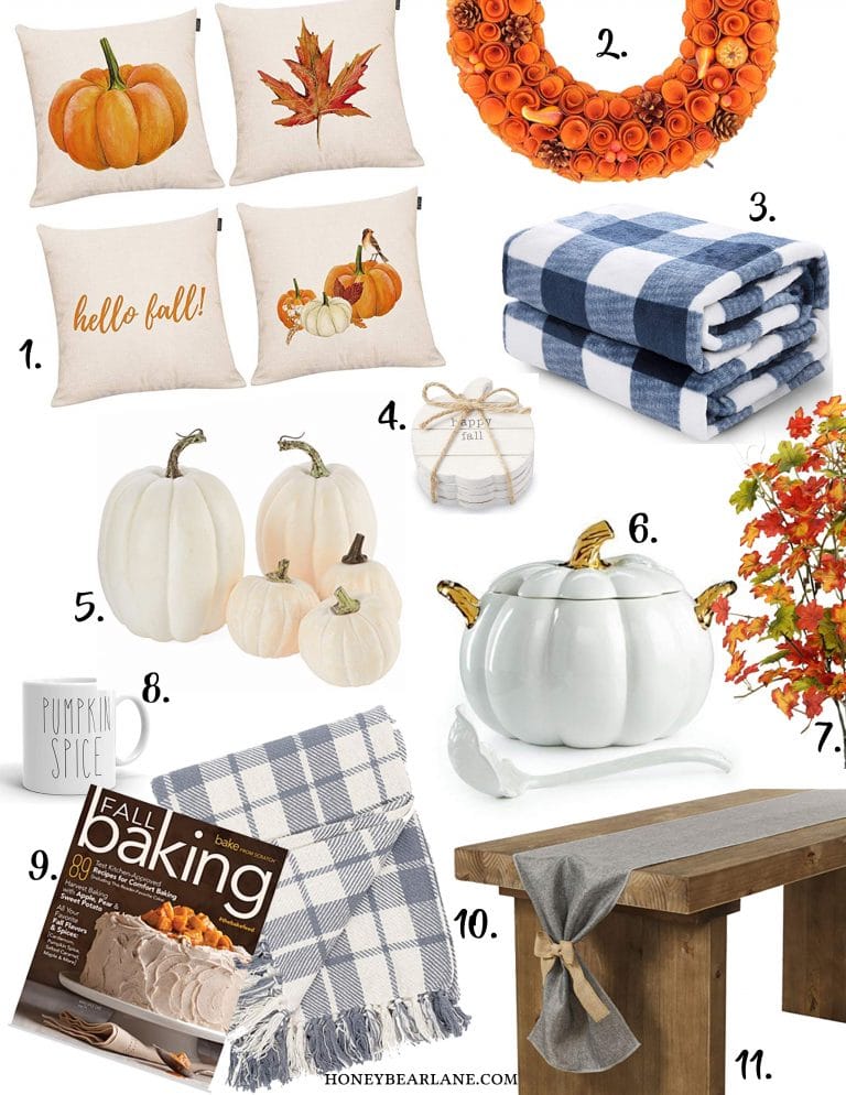 Fall Farmhouse Decor on Amazon