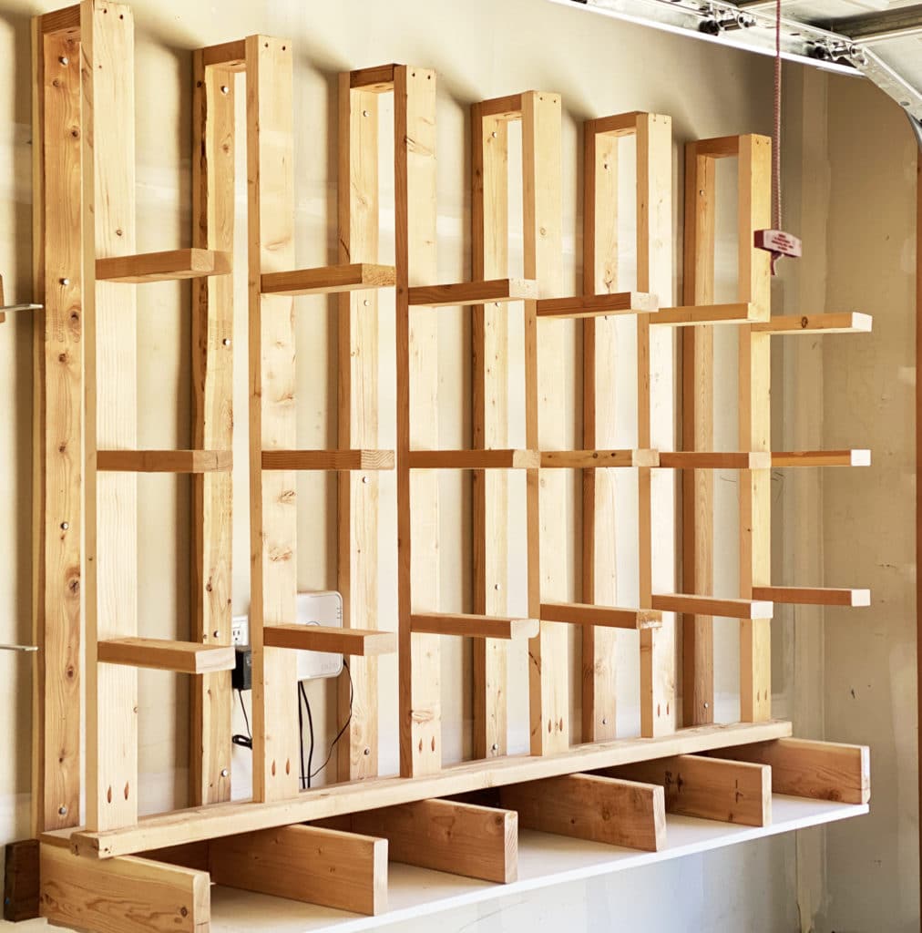 diy lumber organizer plans