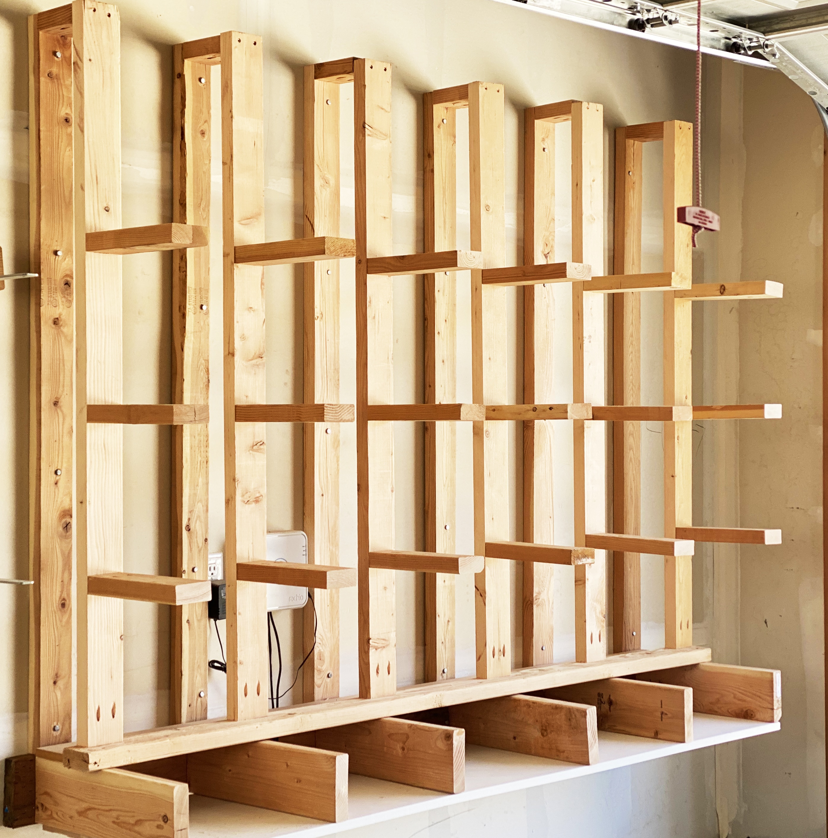 DIY Lumber Organizer Plans - Honeybear Lane