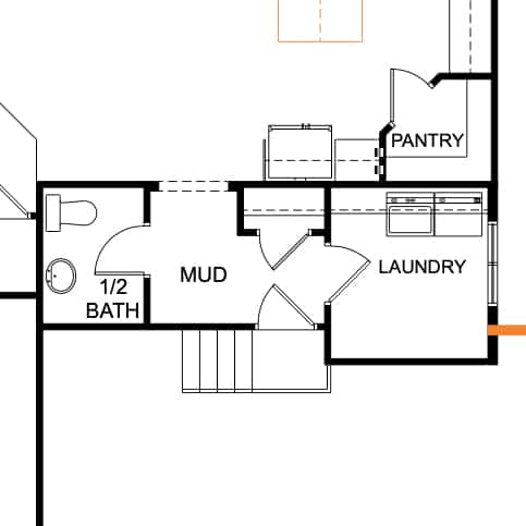 Floor Plan With Laundry Room