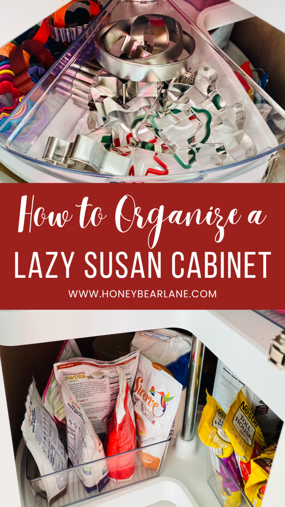 How to Organize a Lazy Susan Cabinet