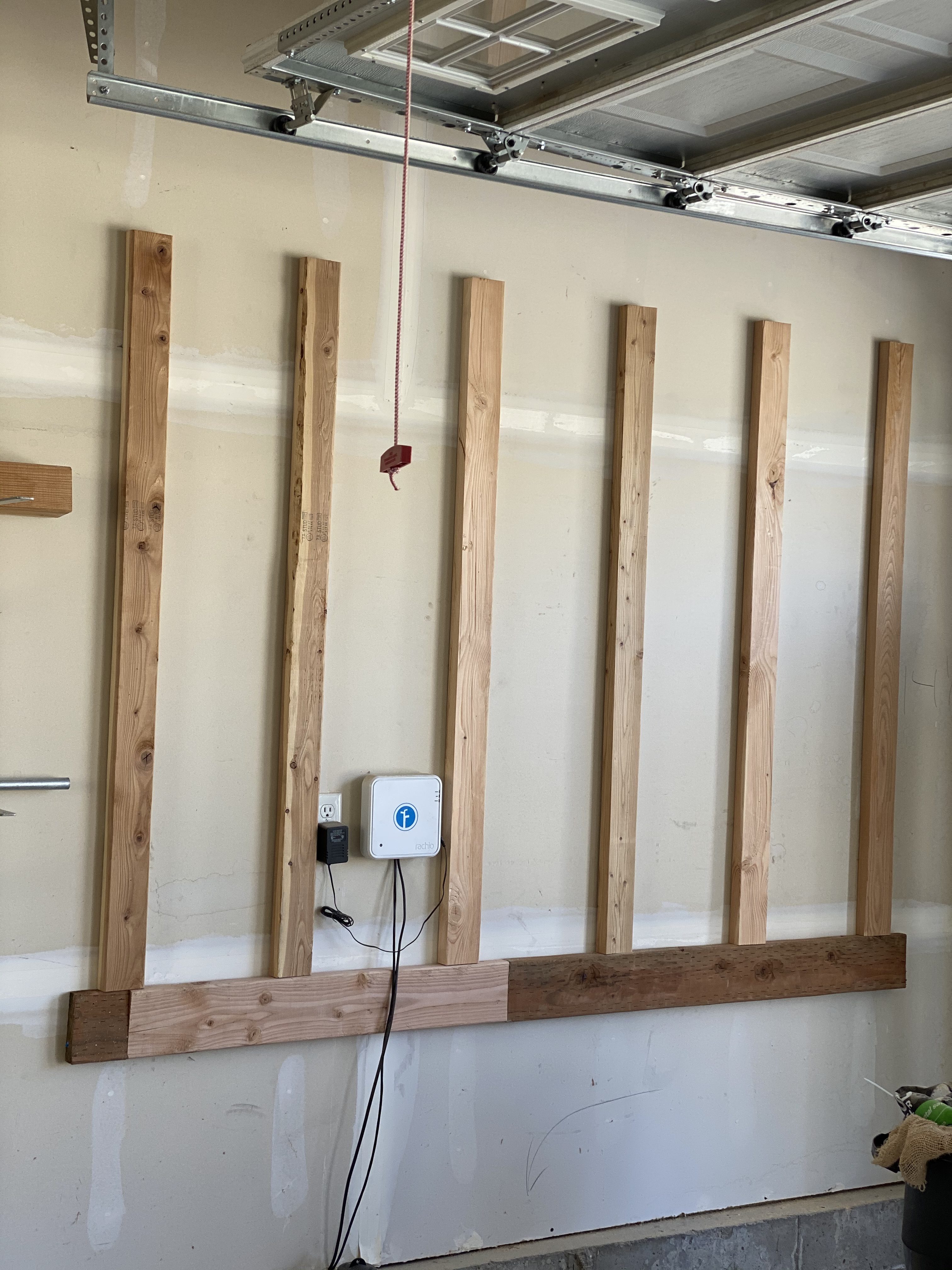 Lumber Rack with Whiteboard Wall - The Handyman's Daughter