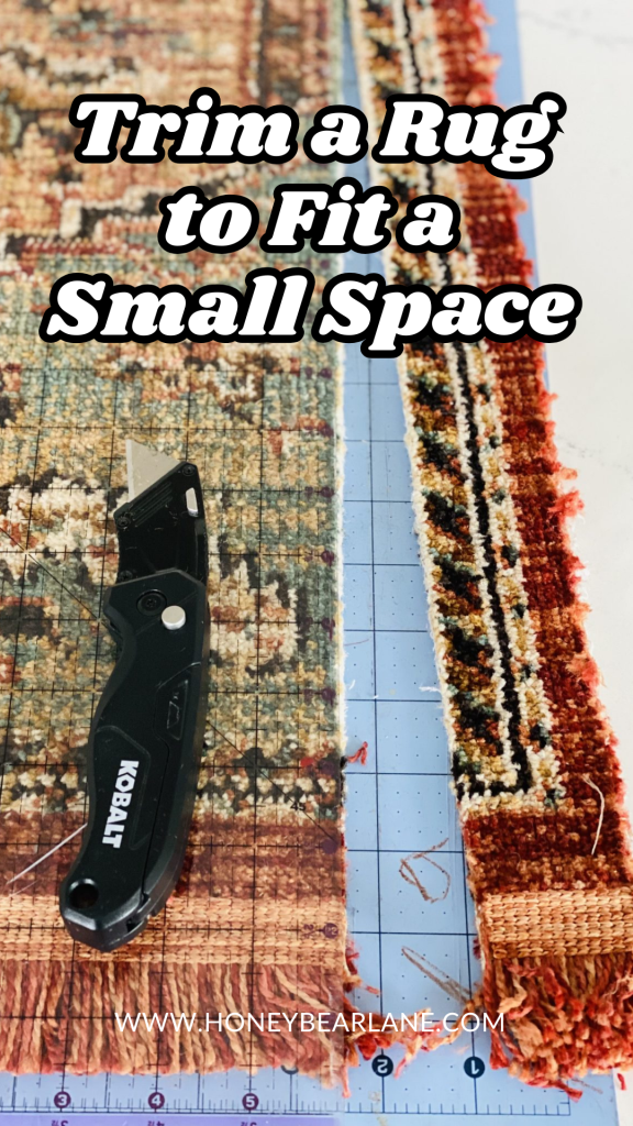 How to Trim a Rug to Fit to Small Space