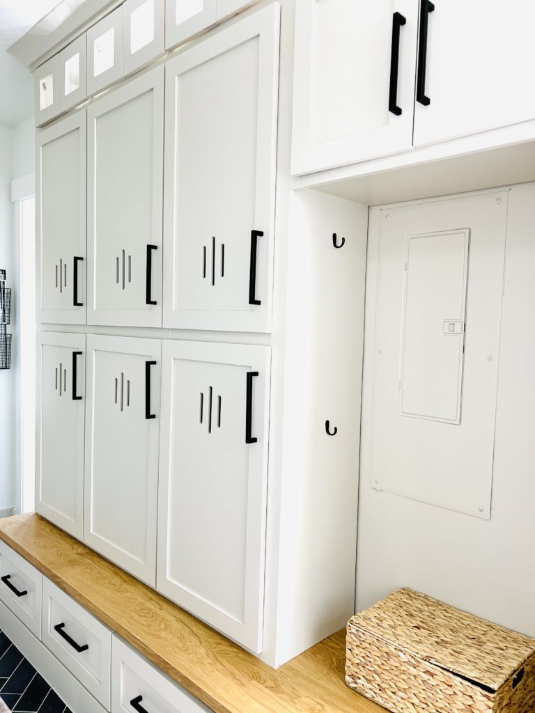 DIY Mudroom Lockers with Doors Reveal