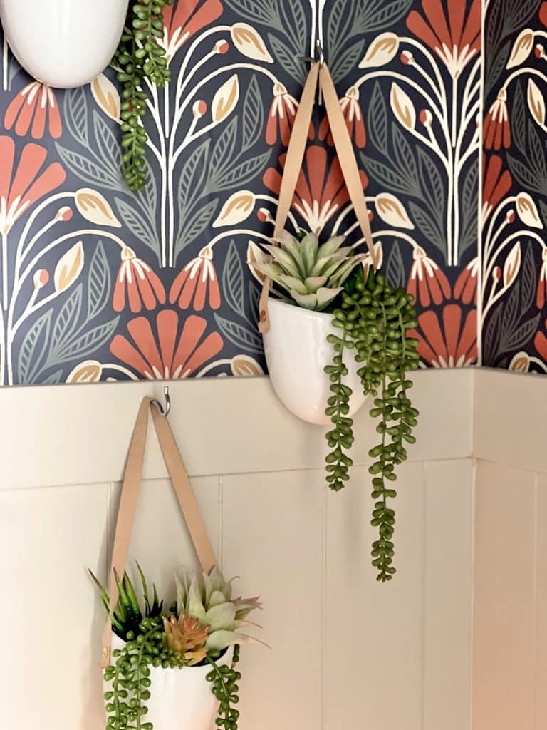 Chic Boho Half Bathroom Renovation