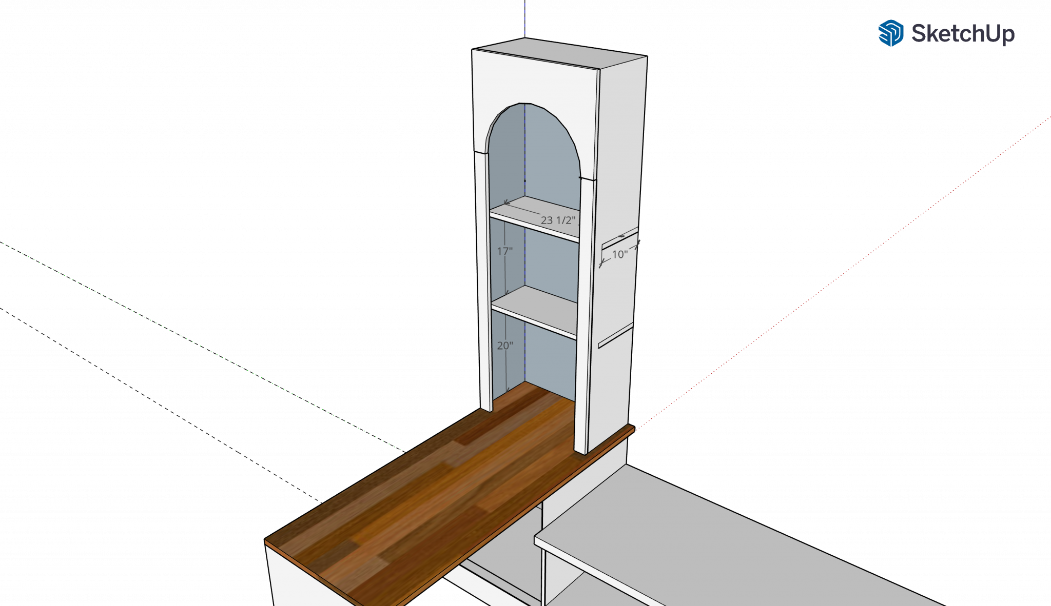 Built in Window Seat Plans with Bookshelves and Desk Honeybear Lane