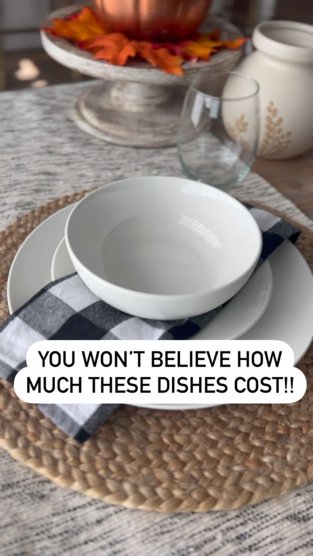 LOOKING FOR THE PERFECT NEUTRAL DISHES??

I stumbled upon these beautiful ceramic cream colored plates and bowls at Walmart a couple months ago and I immediately bought a set!  You would expect these to cost AT LEAST $5 per piece but…

…how about $1 per piece?? I was floored at the quality of these for the price!! They are the perfect entertaining dishes for Thanksgiving, Christmas, and everyday!  I seriously LOVE them. 

Comment LINK and I’ll send you the direct link!! 

#thanksgivingdinnertable #entertainingathome #walmartfinds #dinnerplates #mainstays #budgetdecor