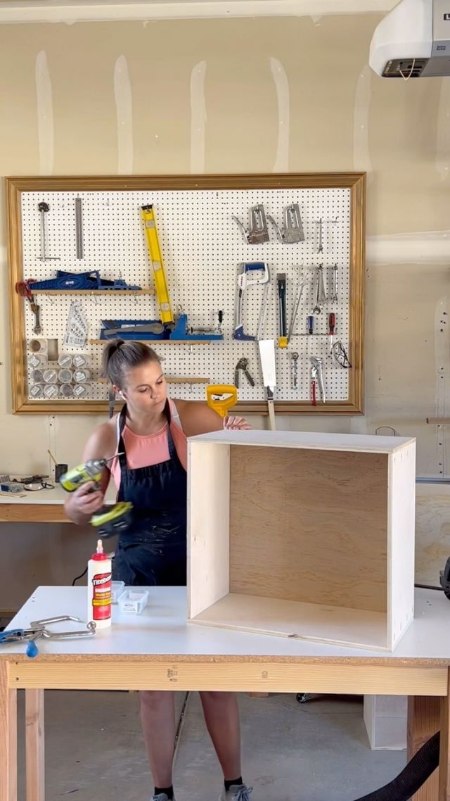 BUILDING DRAWERS IS EASIER THAN YOU THINK!

I had to build 4 drawers for Ellie’s built in window seat.  These are huge drawers!  I started with 1/2” plywood because I feel like 3/4” is just too heavy and thick.  I also bought some 1/4” plywood for the bottom. 

I cut the drawer sides to size, which is 1” smaller than the width of the drawer opening (to allow for the drawer slides) and a few inches shorter than the height of the opening. 

Before I assembled them, I cut a channel out on each drawer side with my router.  You can use a table saw for this also.  If you don’t have either, you can attach the bottom to the bottom of the sides, but be sure to glue and screw it, otherwise it will eventually fall out. 

To assemble the drawer box, I drilled pocket holes on each end of the front and back of the drawer and then used clamps and glue to assemble.  I was able to bust out four drawer boxes in no time! 

#woodworking #buildlikeagirl #powertoolsarefun #doityourselfproject #homediyproject #builtins #builtnotbought #carpentryskills