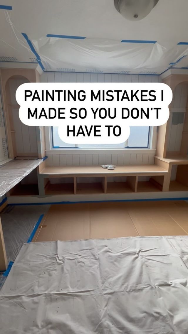 READ CAPTION

Painting Mistakes I Made:

1: Spraying with the tip facing the wrong direction.  All the primer paint was spraying on thick, narrow, and drippy.  I could NOT figure out what the problem was!  Finally after literally spraying the entire thing, I realized the problem.  The spray gun has a tip that has two settings depending on which direction it faces—SPRAY or UNCLOG.  Guess which side I had it on??! Once I flipped it to Spray, I was able to spray the topcoat color just fine. 

2. Using thin masking plastic to protect the carpet.  It just didn’t work once the paint starting getting on the floor, it became very tacky and pulled the tape up super easily.  You always want to use a combination of strong, wide tape with a durable construction paper or cardboard and also a drop cloth over that. 

3. Rushing the process.  I was in such a hurry to finish it all in one day that I definitely didn’t do my finest work!  And guess what?  I ended up using more time anyway fixing my mistakes.  When I had multiple drips, it required more sanding and smoothing and now I’m going to have more touching up to do as well. 🤦‍♀️

#paintingtips #paintingtutorial #diypainting #roommakeover #spraypainting #gracopaintsprayers